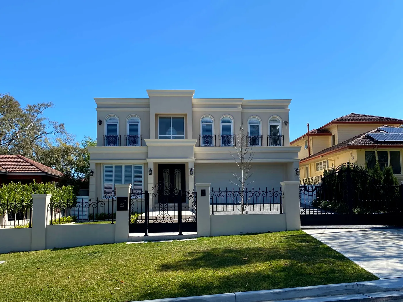 Two storey addition, street elevation