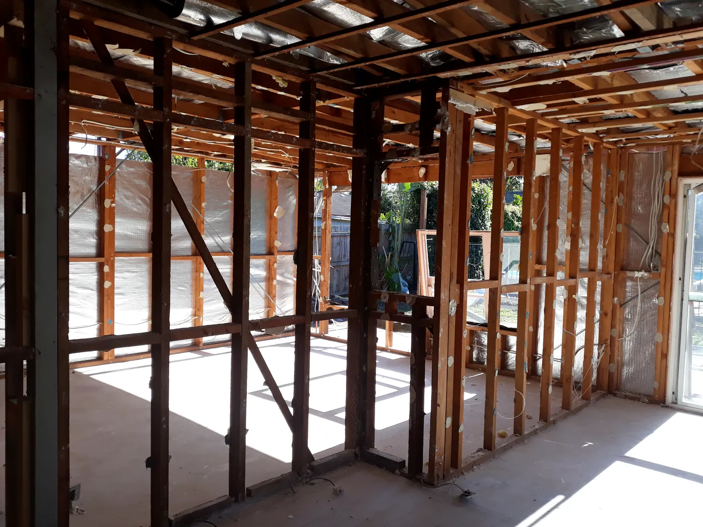 Internal wall removal and structural works